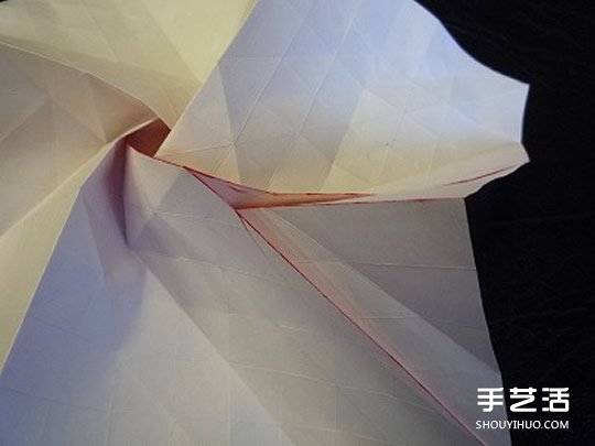 日本折紙大師的復雜玫瑰花折紙教程步驟圖解 -  rpnrmr.com