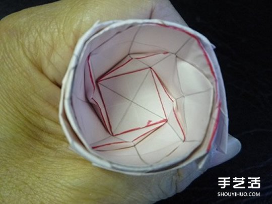日本折紙大師的復雜玫瑰花折紙教程步驟圖解 -  rpnrmr.com