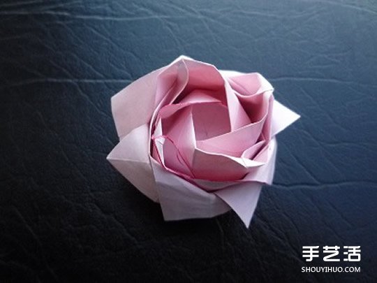 日本折紙大師的復雜玫瑰花折紙教程步驟圖解 -  rpnrmr.com