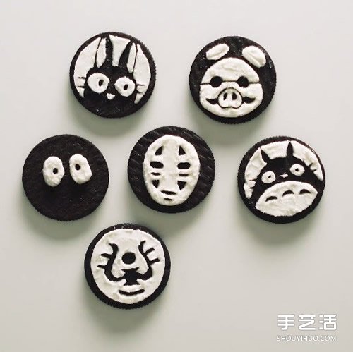 只需要一根牙簽 你就能在餅干上剔出動畫角色 -  rpnrmr.com