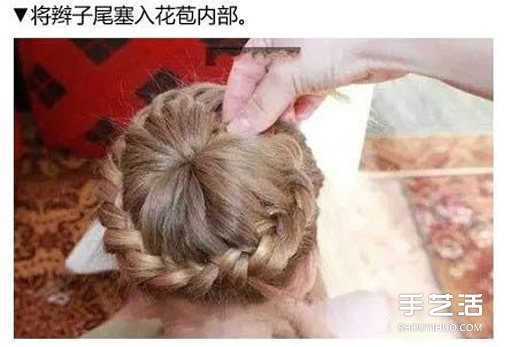 古典花苞頭盤發(fā)圖解 花苞頭的扎發(fā)步驟教程 -  rpnrmr.com
