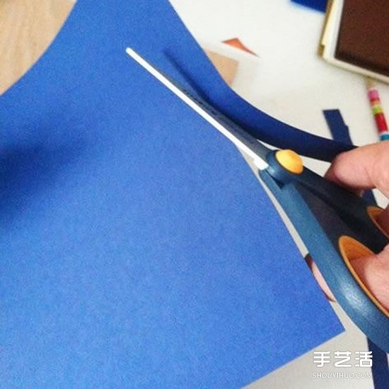 卷紙裝飾畫DIY制作教程 美麗星光璀璨的夜空 -  rpnrmr.com