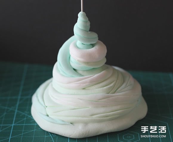 超輕粘土DIY制作裝飾擺件孤島星辰的圖解 -  rpnrmr.com