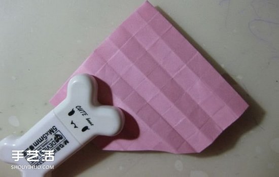 冰淇淋玫瑰的折法圖解 手工折冰淇淋玫瑰步驟 -  rpnrmr.com