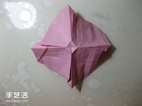 冰淇淋玫瑰的折法圖解 手工折冰淇淋玫瑰步驟 -  rpnrmr.com