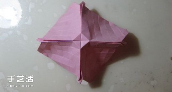 冰淇淋玫瑰的折法圖解 手工折冰淇淋玫瑰步驟 -  rpnrmr.com
