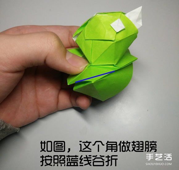 立體小鴨子折紙步驟圖 紙鴨子的折法教程圖解 -  rpnrmr.com