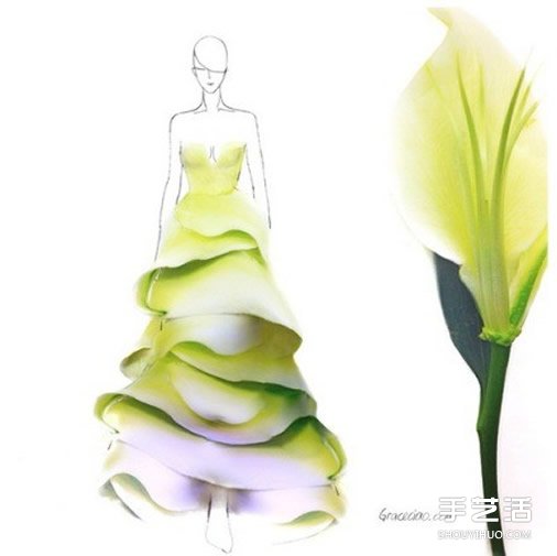 創(chuàng)意花瓣拼畫(huà)DIY 讓簡(jiǎn)單素描變身時(shí)尚女郎 -  rpnrmr.com