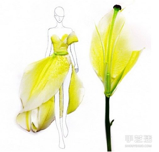 創(chuàng)意花瓣拼畫(huà)DIY 讓簡(jiǎn)單素描變身時(shí)尚女郎 -  rpnrmr.com
