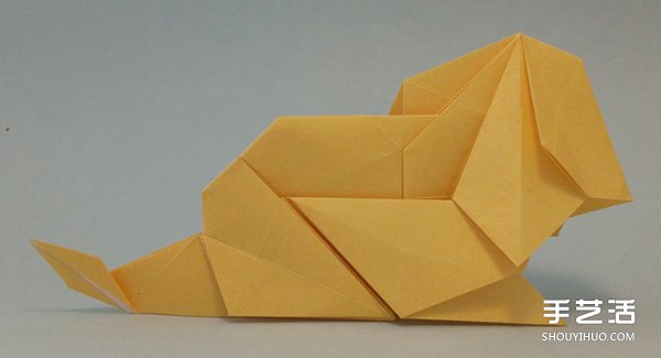 立體獅子折紙圖解 手工立體獅子的折法教程 -  rpnrmr.com