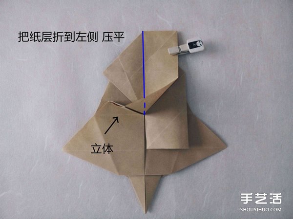 立體兔子的折法圖解 復(fù)雜站立紙兔子折紙教程 -  rpnrmr.com