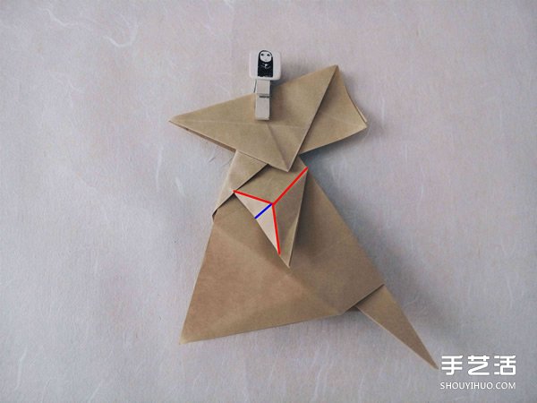 立體兔子的折法圖解 復(fù)雜站立紙兔子折紙教程 -  rpnrmr.com