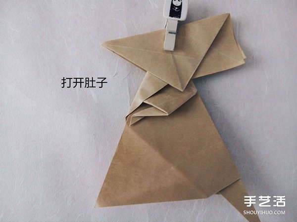 立體兔子的折法圖解 復(fù)雜站立紙兔子折紙教程 -  rpnrmr.com