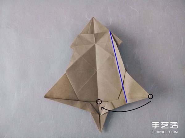 立體兔子的折法圖解 復(fù)雜站立紙兔子折紙教程 -  rpnrmr.com