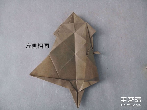 立體兔子的折法圖解 復(fù)雜站立紙兔子折紙教程 -  rpnrmr.com