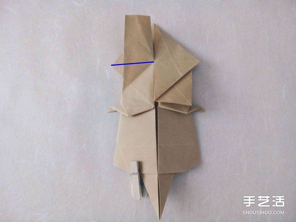 立體兔子的折法圖解 復(fù)雜站立紙兔子折紙教程 -  rpnrmr.com