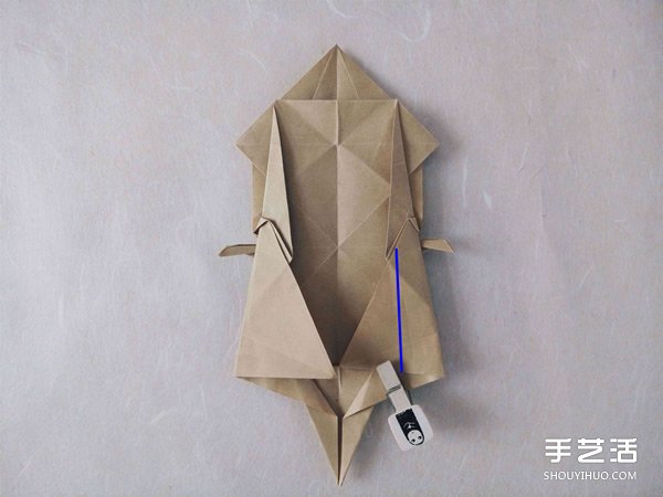 立體兔子的折法圖解 復(fù)雜站立紙兔子折紙教程 -  rpnrmr.com