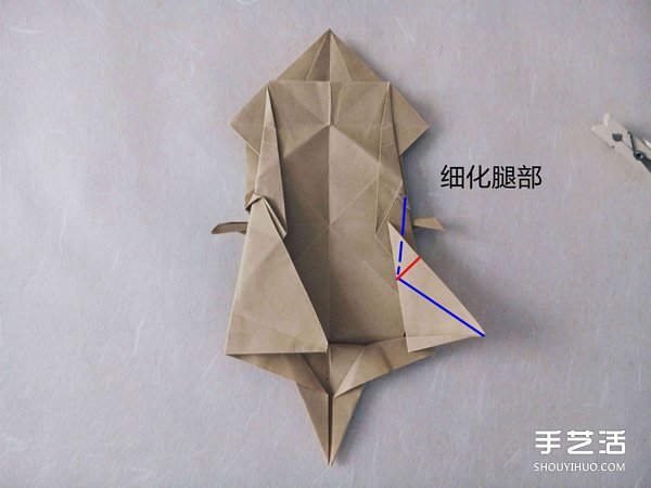 立體兔子的折法圖解 復(fù)雜站立紙兔子折紙教程 -  rpnrmr.com