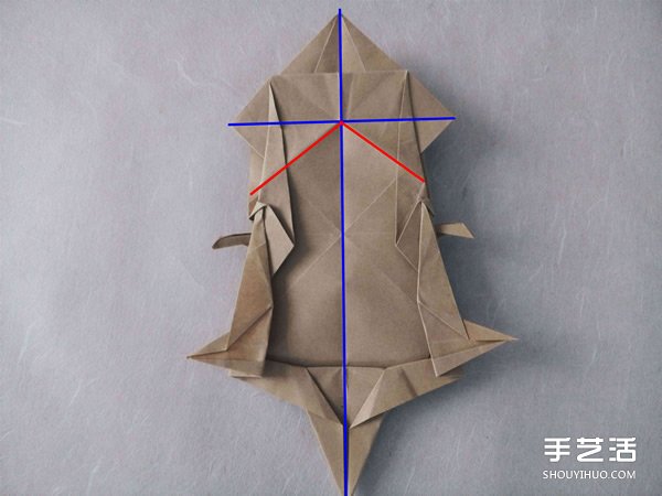 立體兔子的折法圖解 復(fù)雜站立紙兔子折紙教程 -  rpnrmr.com