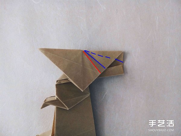 立體兔子的折法圖解 復(fù)雜站立紙兔子折紙教程 -  rpnrmr.com