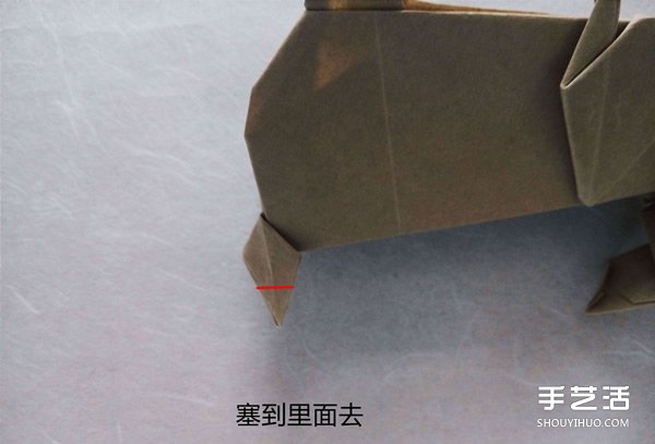 立體兔子的折法圖解 復(fù)雜站立紙兔子折紙教程 -  rpnrmr.com