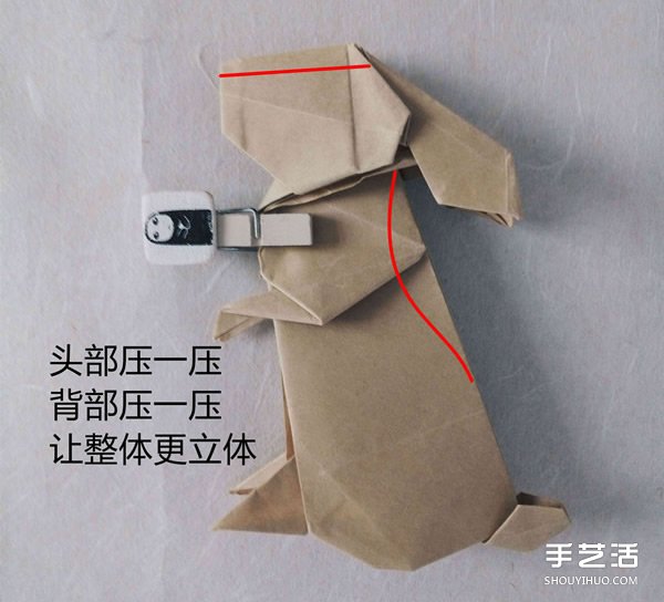 立體兔子的折法圖解 復(fù)雜站立紙兔子折紙教程 -  rpnrmr.com