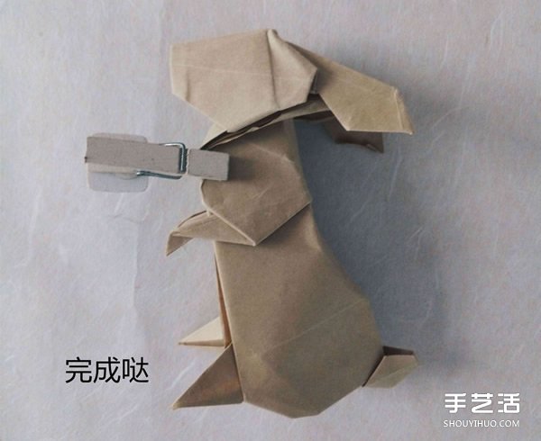 立體兔子的折法圖解 復(fù)雜站立紙兔子折紙教程 -  rpnrmr.com