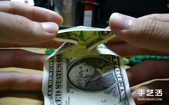 一元美金紙幣折愛心圖解 美金愛心的折紙方法 -  rpnrmr.com