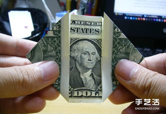 一元美金紙幣折愛心圖解 美金愛心的折紙方法 -  rpnrmr.com