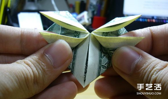 一元美金紙幣折愛心圖解 美金愛心的折紙方法 -  rpnrmr.com