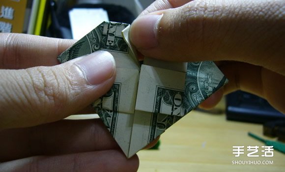 一元美金紙幣折愛心圖解 美金愛心的折紙方法 -  rpnrmr.com
