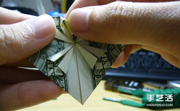 一元美金紙幣折愛心圖解 美金愛心的折紙方法 -  rpnrmr.com