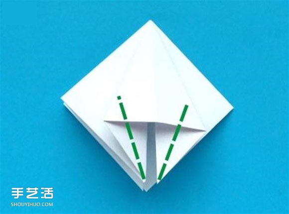 蟹爪蘭的折紙方法圖解 折紙圣誕仙人掌教程 -  rpnrmr.com