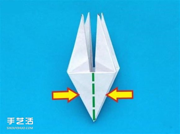 蟹爪蘭的折紙方法圖解 折紙圣誕仙人掌教程 -  rpnrmr.com