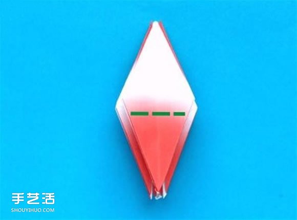 蟹爪蘭的折紙方法圖解 折紙圣誕仙人掌教程 -  rpnrmr.com