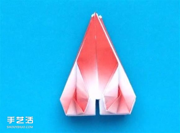 蟹爪蘭的折紙方法圖解 折紙圣誕仙人掌教程 -  rpnrmr.com