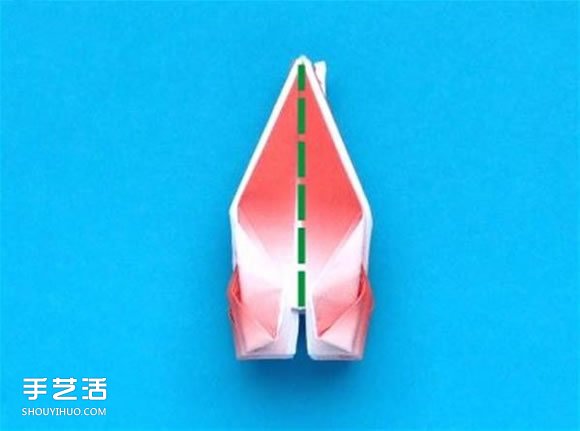 蟹爪蘭的折紙方法圖解 折紙圣誕仙人掌教程 -  rpnrmr.com