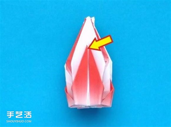 蟹爪蘭的折紙方法圖解 折紙圣誕仙人掌教程 -  rpnrmr.com