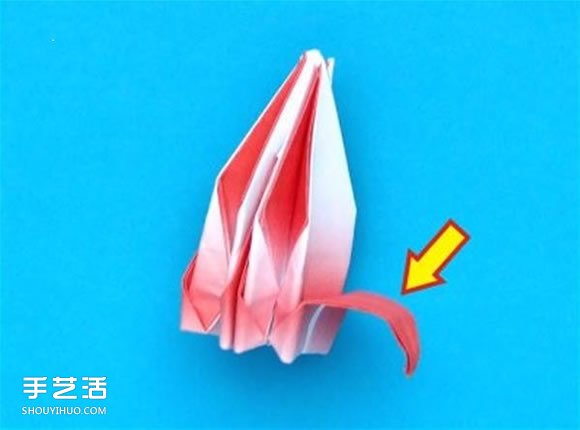 蟹爪蘭的折紙方法圖解 折紙圣誕仙人掌教程 -  rpnrmr.com