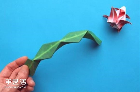 蟹爪蘭的折紙方法圖解 折紙圣誕仙人掌教程 -  rpnrmr.com