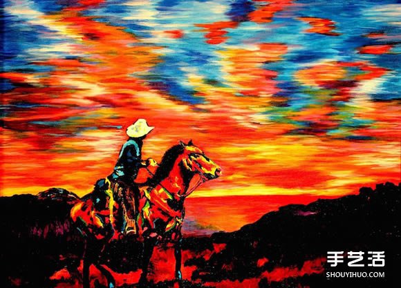 盲人藝術(shù)家靠觸摸和紋理創(chuàng)造動(dòng)人的彩色畫作 -  rpnrmr.com