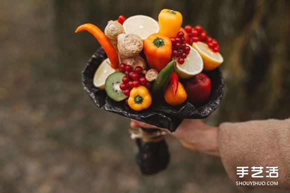 可食用蔬果手捧花 吃貨們眼睛都為之一亮啦! -  rpnrmr.com