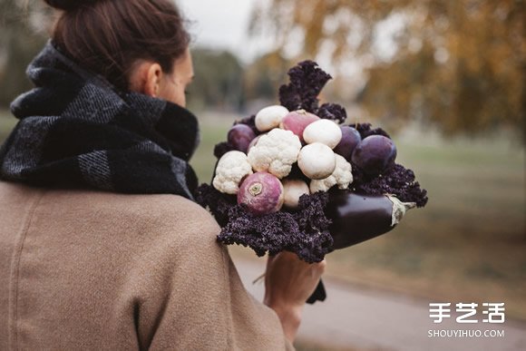 可食用蔬果手捧花 吃貨們眼睛都為之一亮啦! -  rpnrmr.com