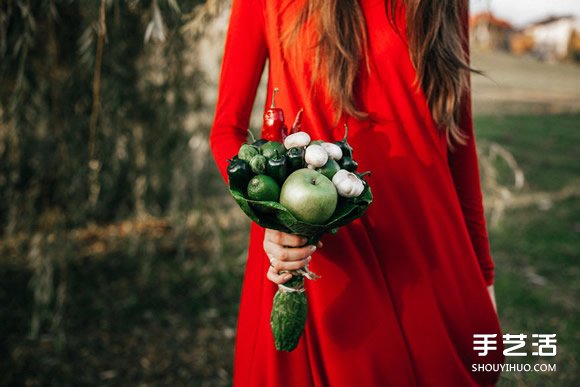 可食用蔬果手捧花 吃貨們眼睛都為之一亮啦! -  rpnrmr.com