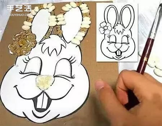 豆子拼貼楓葉的教程 拼貼樹葉的方法用豆子 -  rpnrmr.com