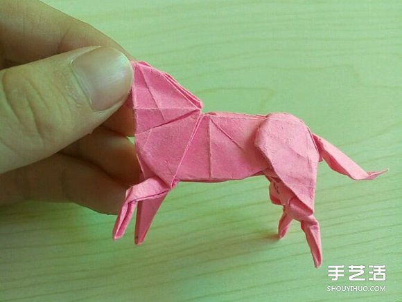 小松英夫的馬折紙圖解 超詳細(xì)立體馬的折法教程 -  rpnrmr.com