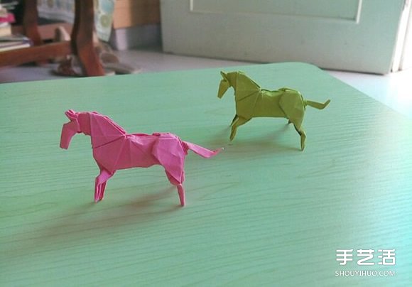 小松英夫的馬折紙圖解 超詳細(xì)立體馬的折法教程 -  rpnrmr.com