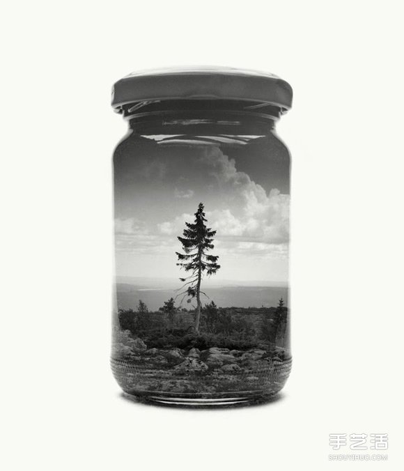 利用重復(fù)曝光 將懷念的家鄉(xiāng)景色收進(jìn)玻璃瓶中 -  rpnrmr.com