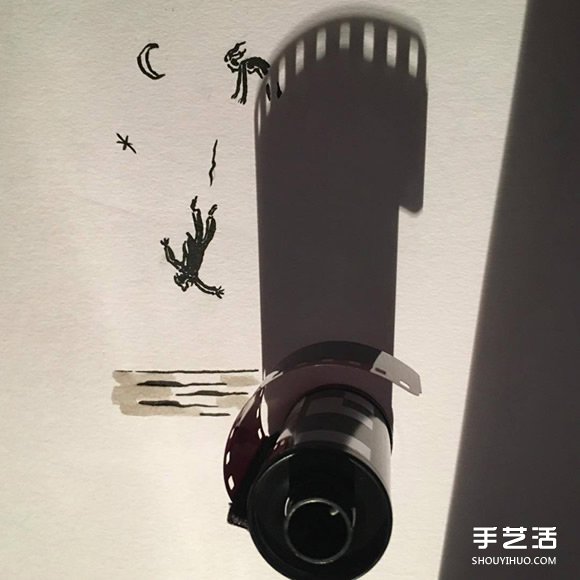 光線真的很重要！活在陰影里的創(chuàng)意涂鴉DIY -  rpnrmr.com