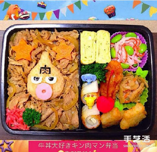 日本愛心卡通便當(dāng)圖片 卡通人物圖案便當(dāng)作品 -  rpnrmr.com